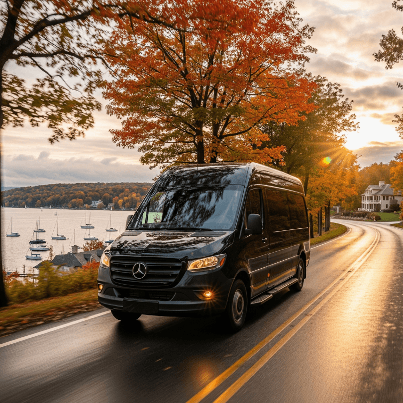 2025 Executive Mercedes Benz Sprinter Limo in Milwaukee and Madison