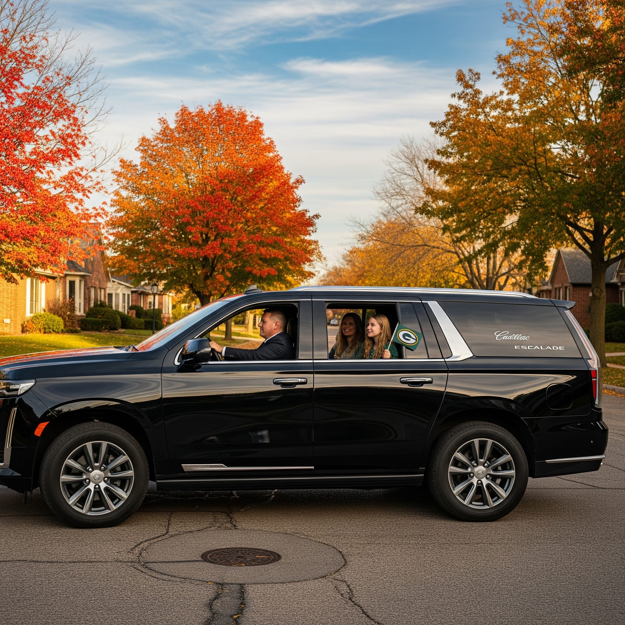 Black car service airport transfer from Green Bay GRB Black car service airport transfer from Green Bay GRB