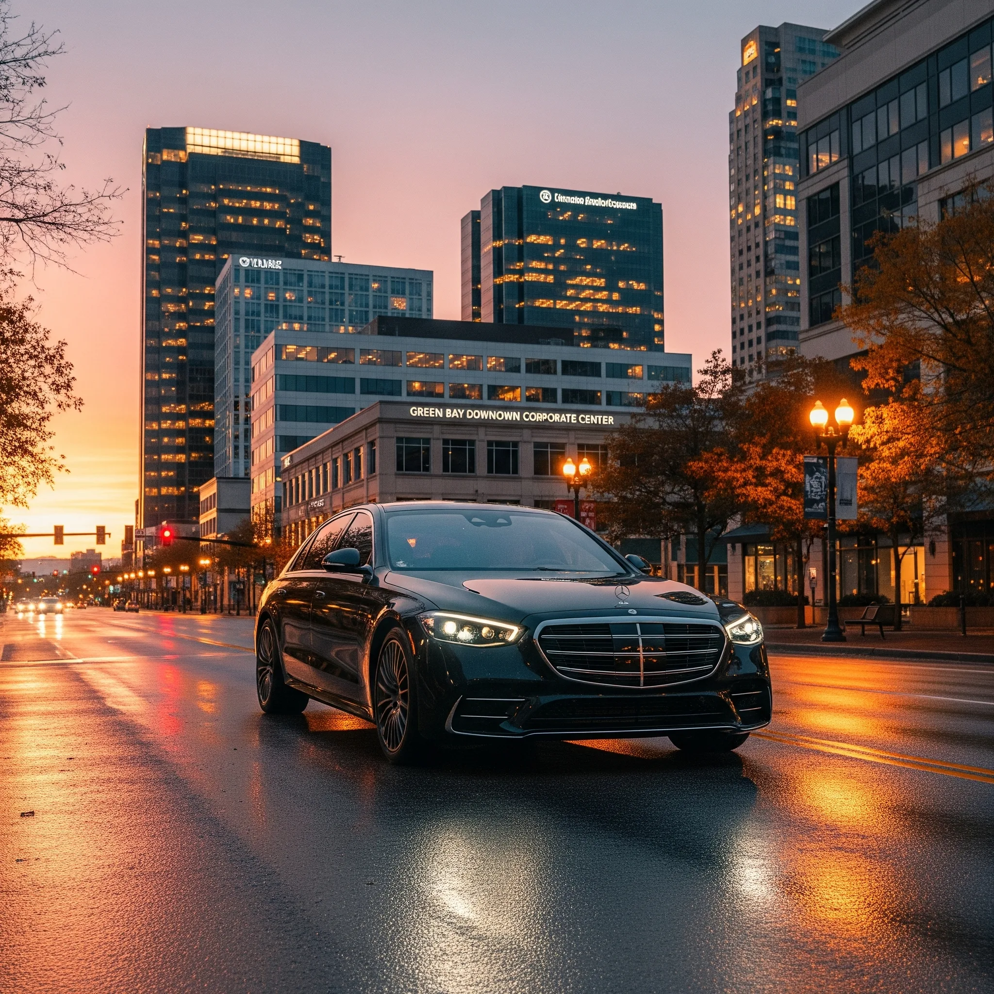 Business travel limousine service in Green Bay Wisconsin