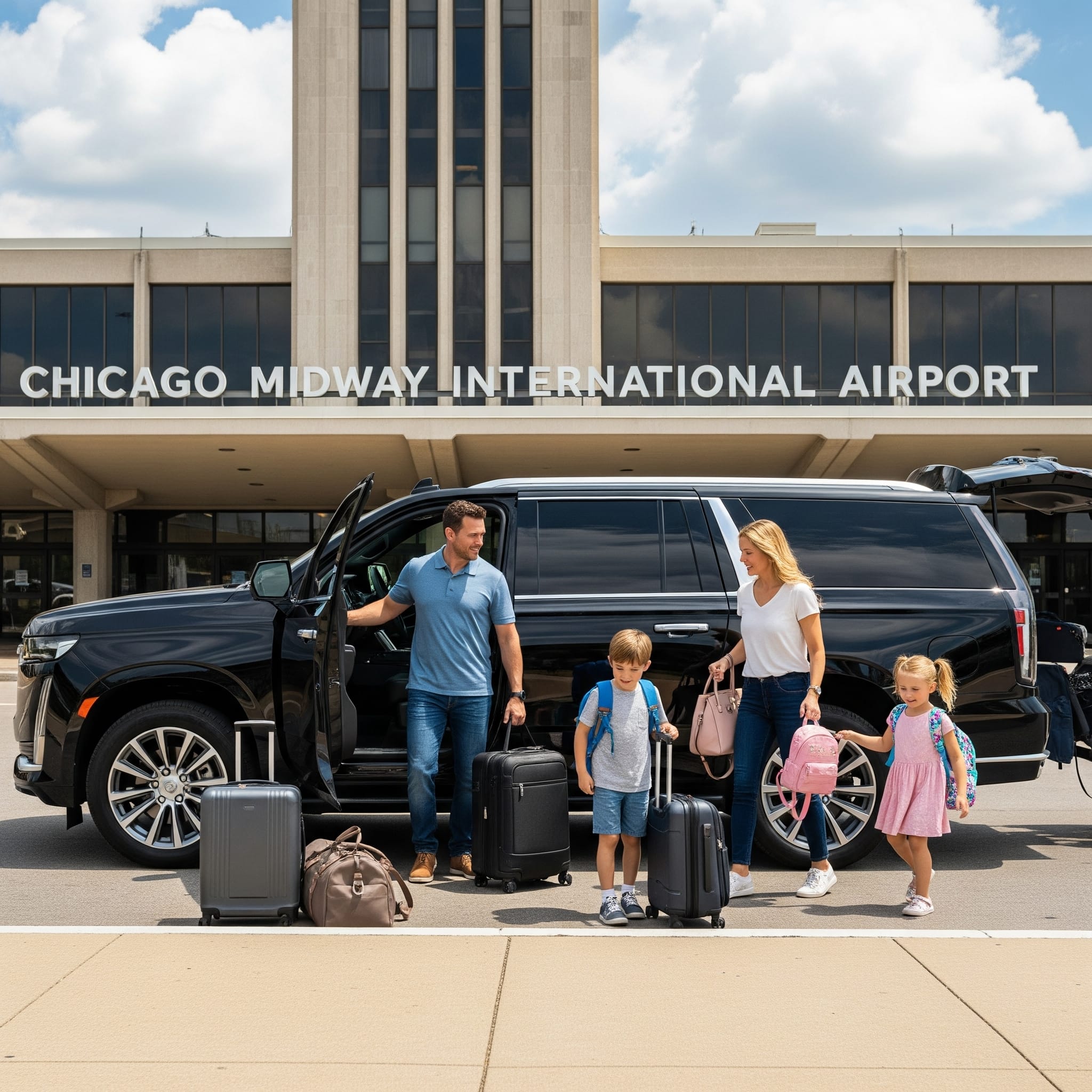 Corporate Limo Service to and from Chicago Midway Airport (MDW) Corporate Limo Service to and from Chicago Midway Airport (MDW)