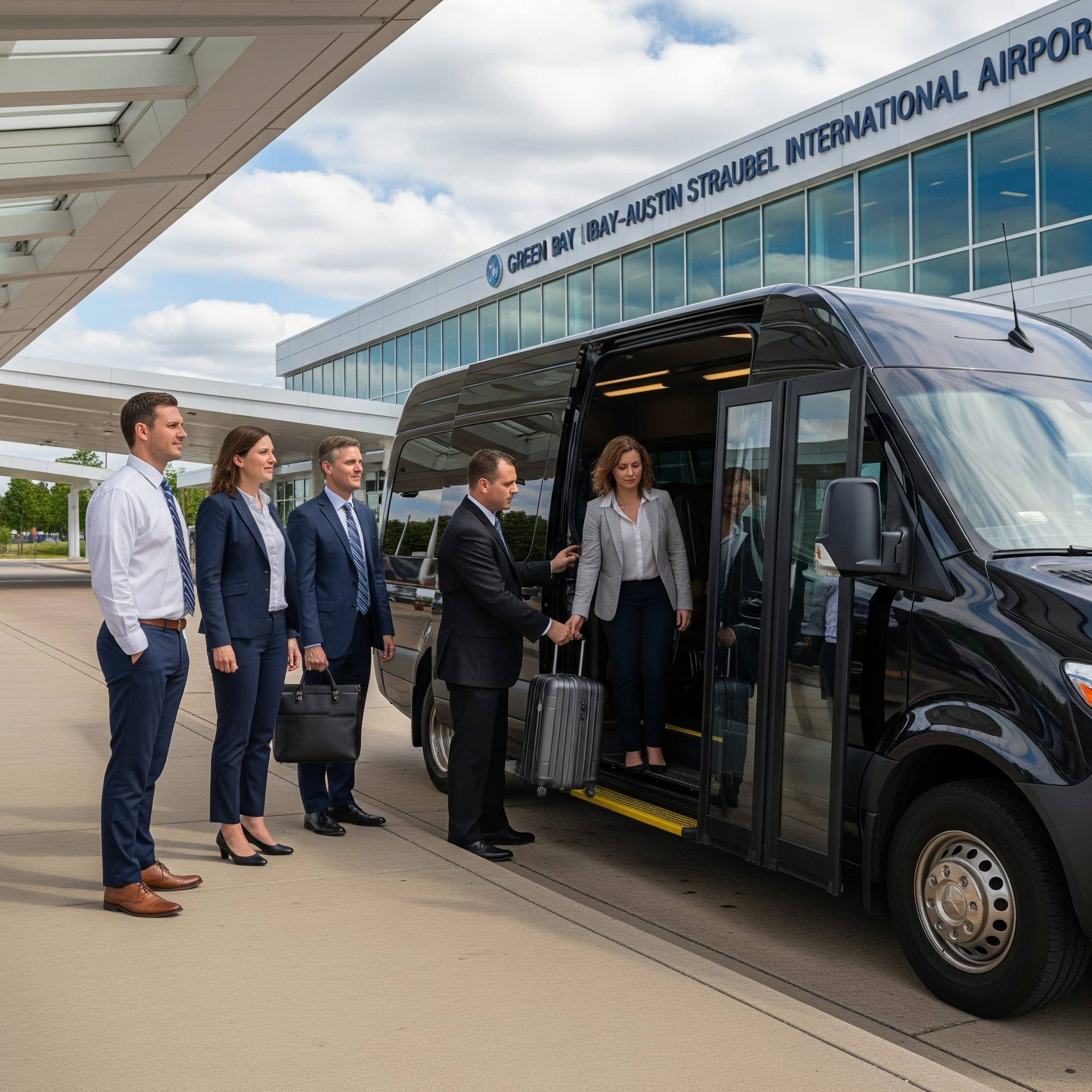 Corporate Limo Service to and from Green Bay airport Corporate Limo Service to and from Green Bay airport