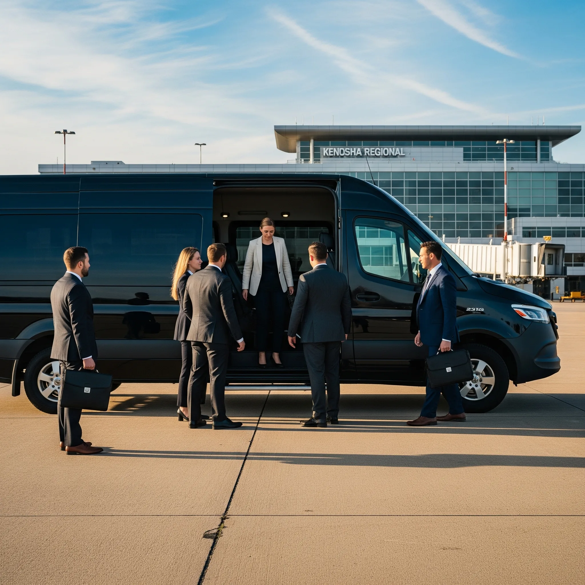 Corporate group transportation in Kenosha Wisconsin