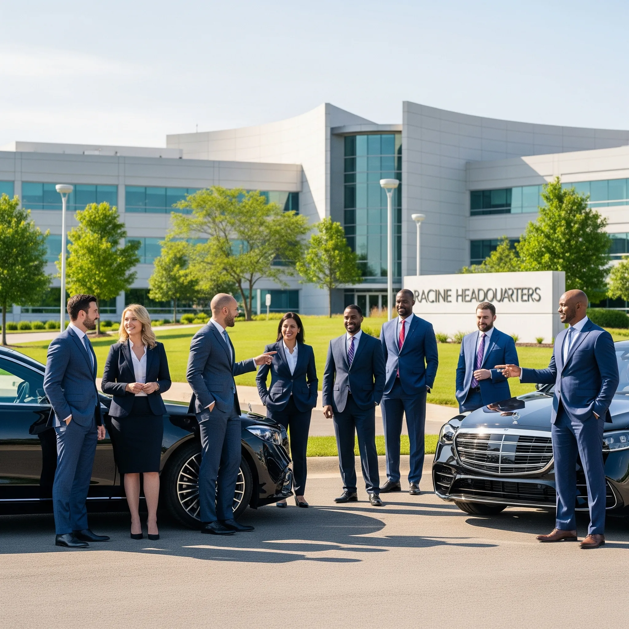 Group transportation and limo service for Racine business events
