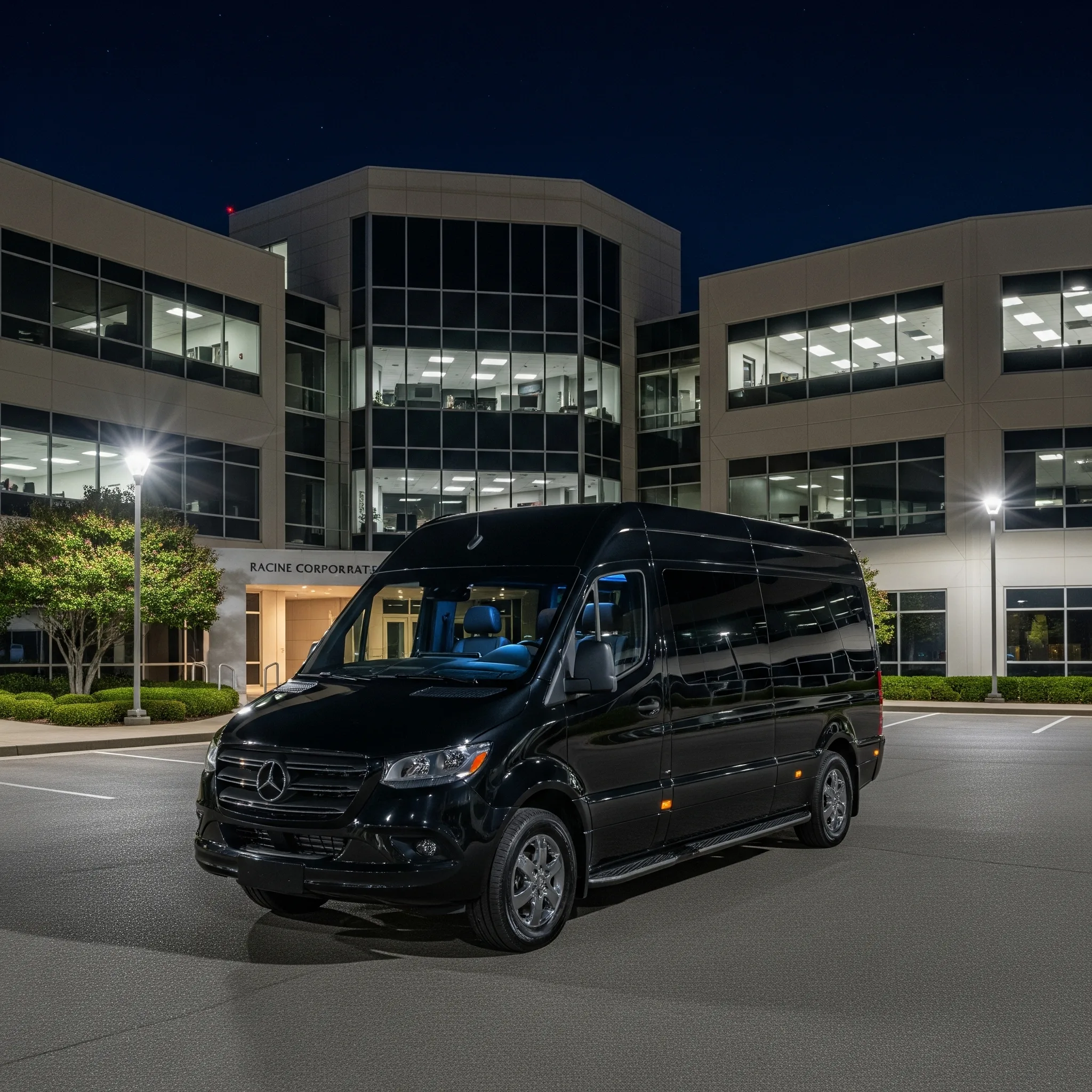 Luxury limo service to Racine corporate headquarters
