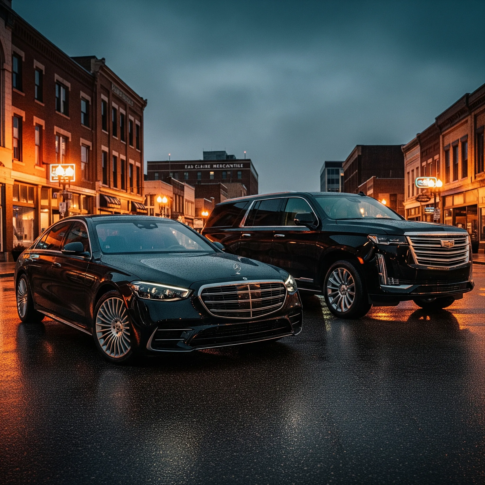 Private chauffeur black car service in Eau Claire WI
