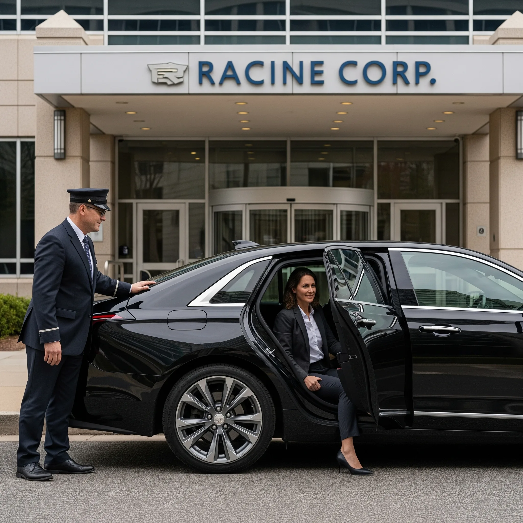Professional chauffeur for Racine company executives