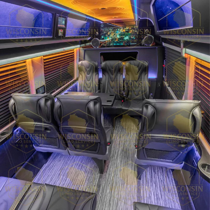 Statewide Sprinter shuttle service for airport transfers in Milwaukee and across Wisconsin