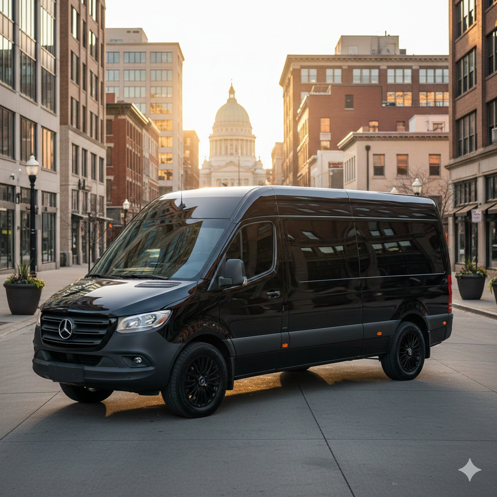 Madison Wisconsin to O'Hare Airport Limo Service with Professional Chauffeurs