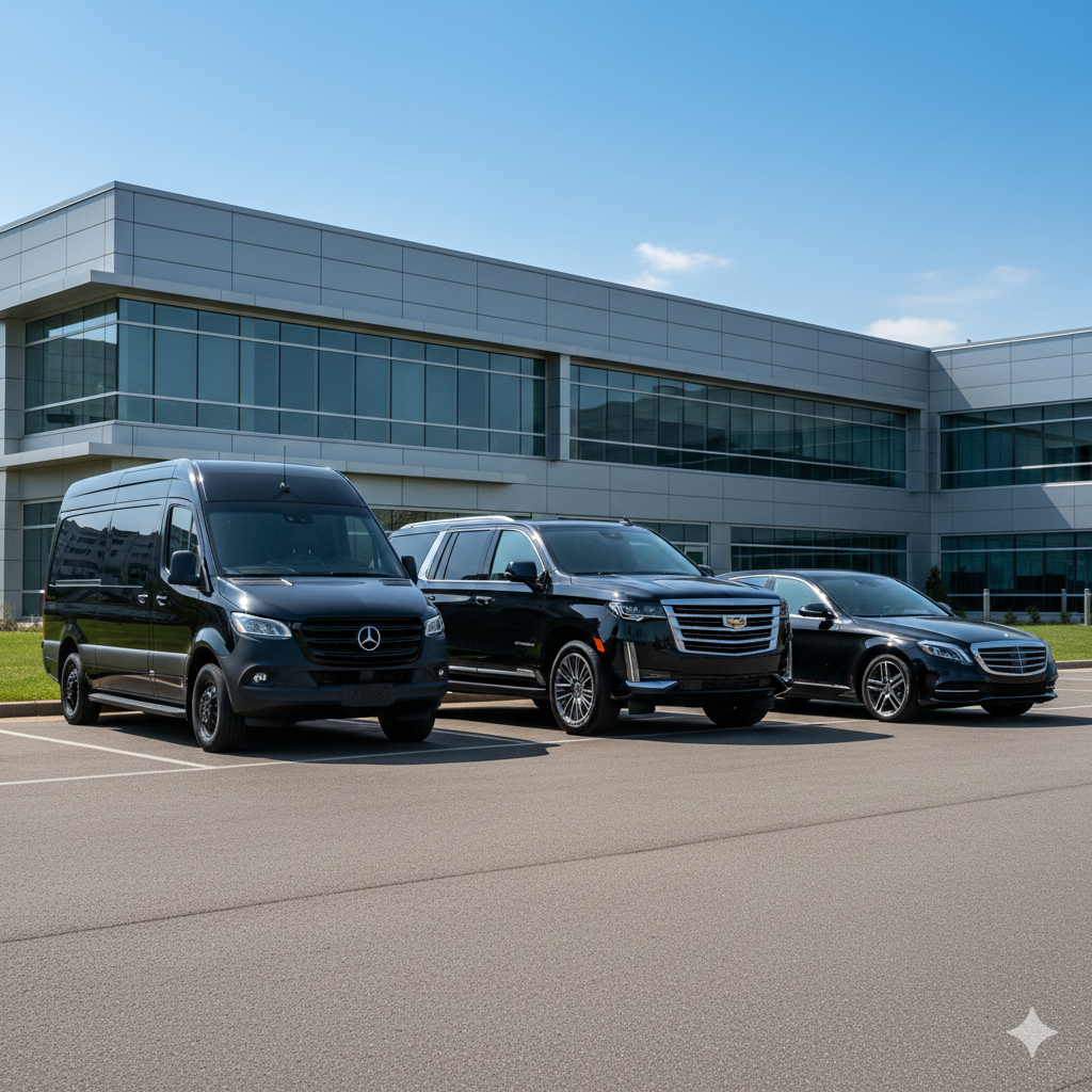 Racine to Chicago Ohare airport car service with luxury SUVs & SPrinters