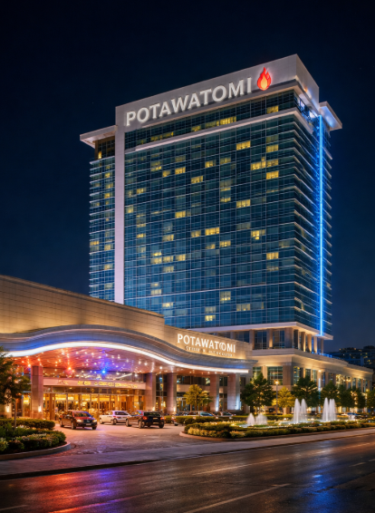 Potawatomi Hotel & Casino to Milwaukee Airport Limo Service