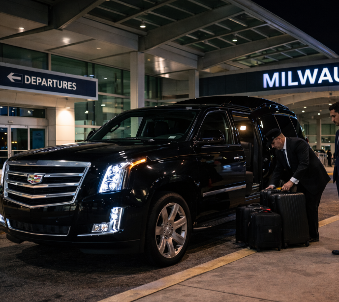 Potawatomi Hotel to Milwaukee Airport Limo