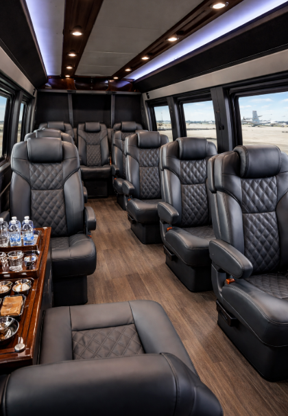 Sprinter Van for Group airport travel to MKE