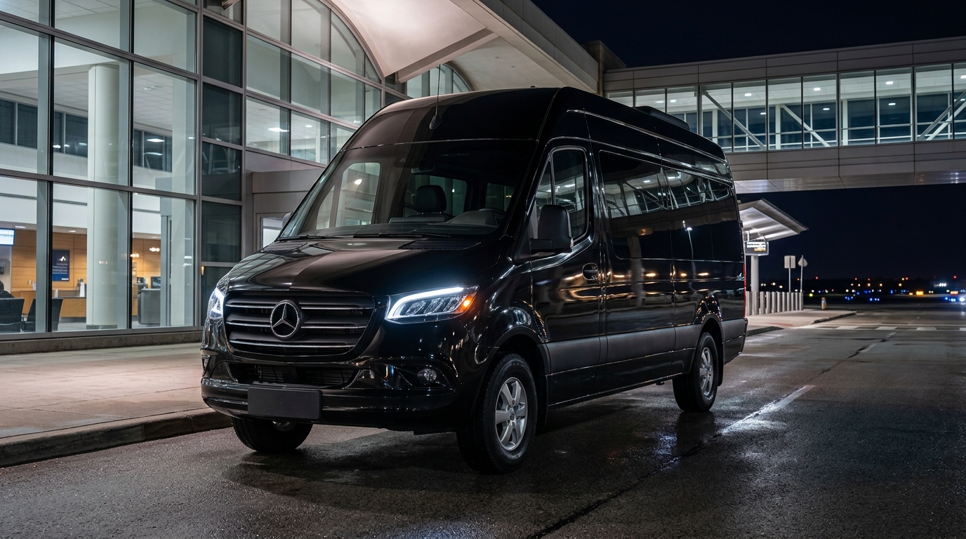 Luxury Sprinter Van Limo At MKE Airport